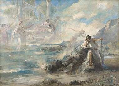 Nicolae Vermont Visul lui Ulise France oil painting art